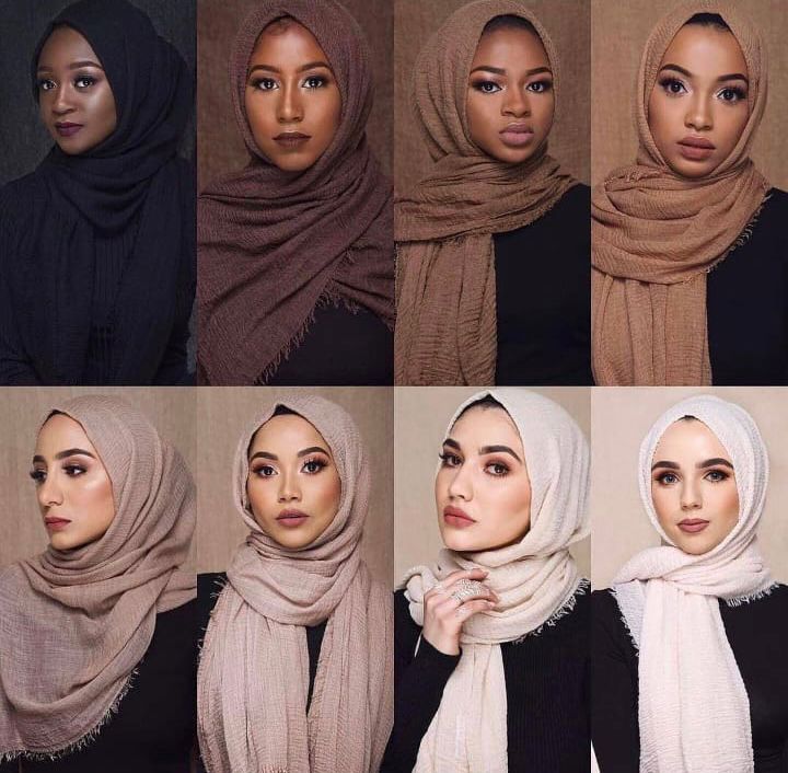 CRUSH COTTON SCARFS