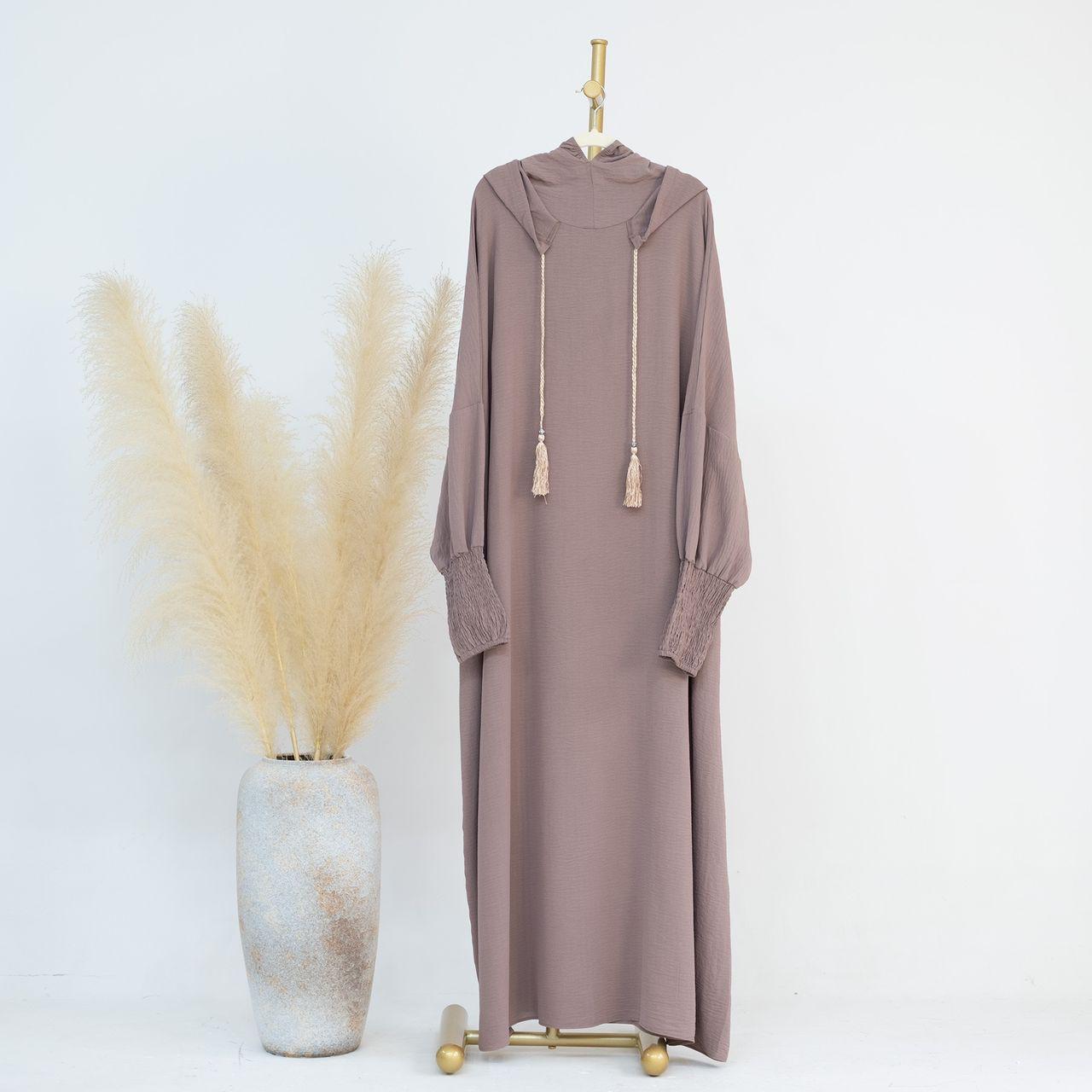 ALL IN ONE ABAYA WITH BURQA ATTACHED FABRIC AIRFLOW