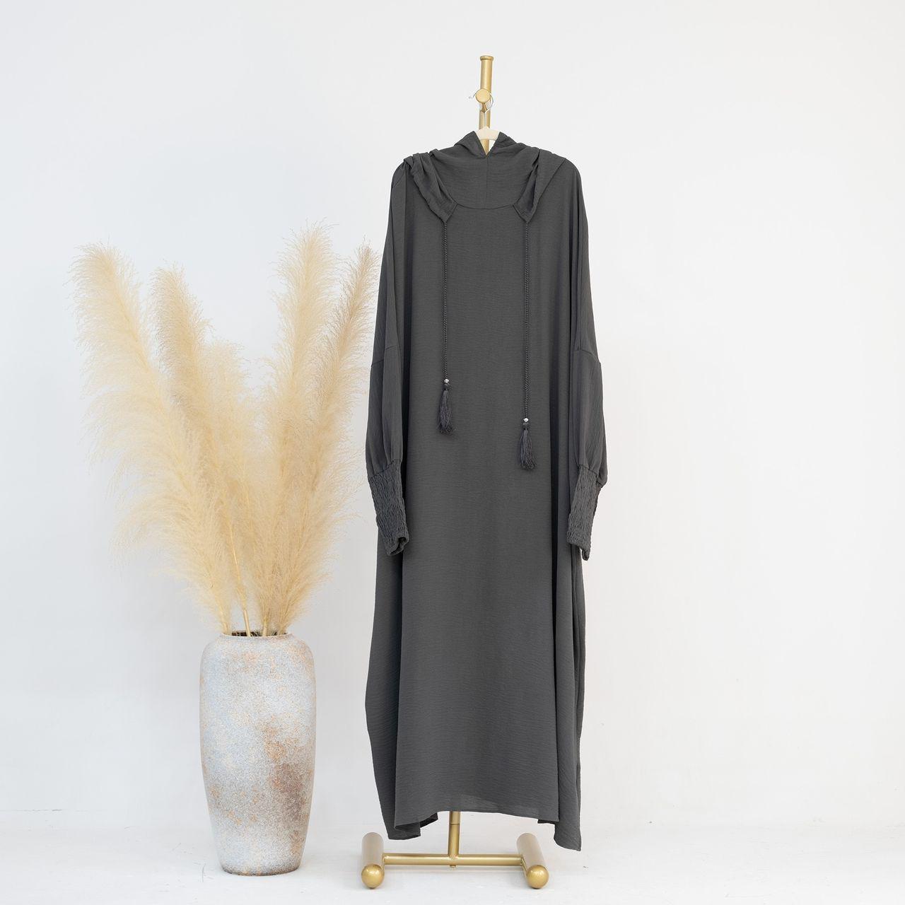 ALL IN ONE ABAYA WITH BURQA ATTACHED FABRIC AIRFLOW