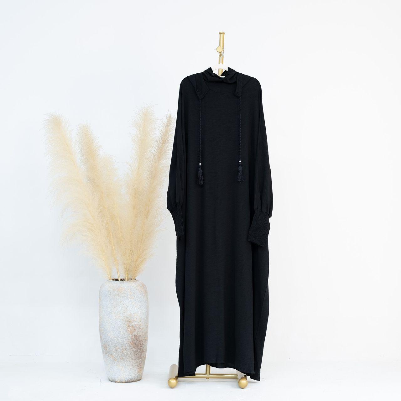 ALL IN ONE ABAYA WITH BURQA ATTACHED FABRIC AIRFLOW