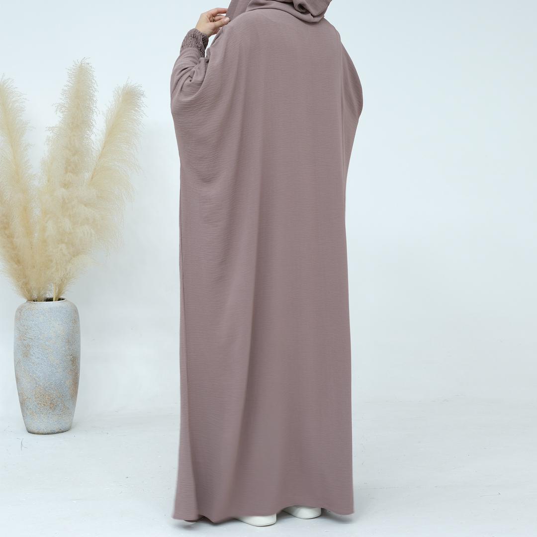 ALL IN ONE ABAYA WITH BURQA ATTACHED FABRIC AIRFLOW