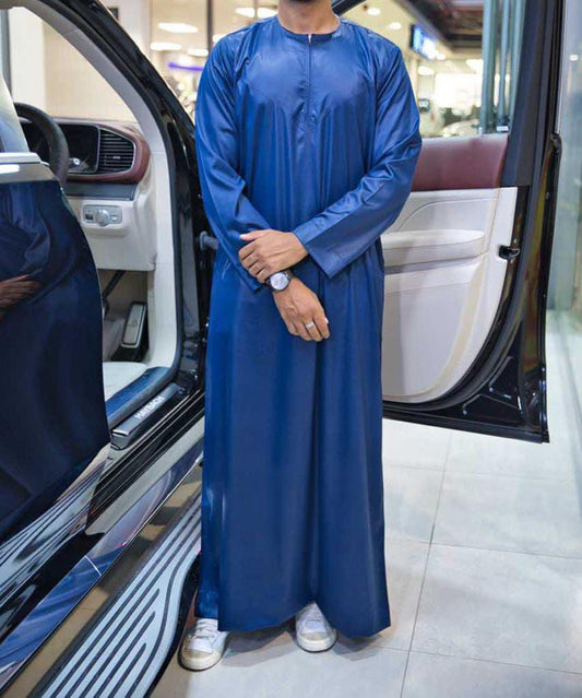 BLUE MENS OMANI THOBES