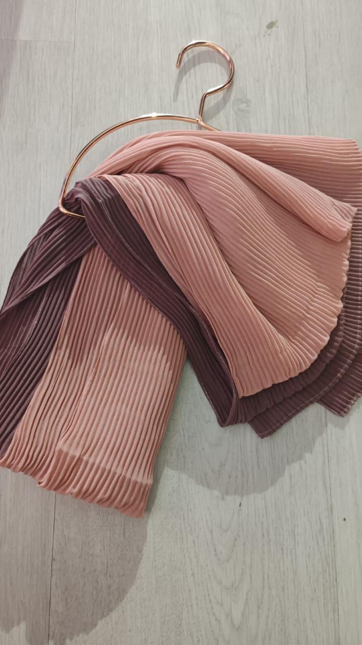 PLEATED OMBRE HIJABS