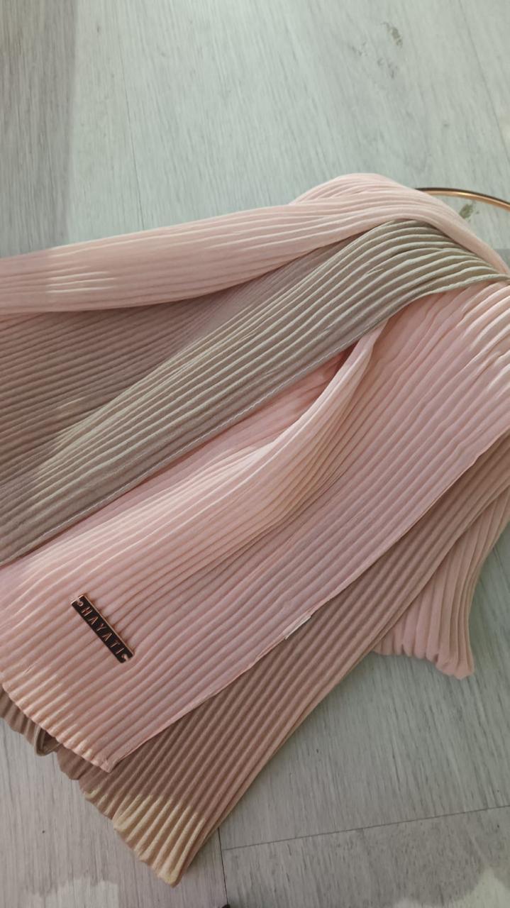 PLEATED OMBRE HIJABS